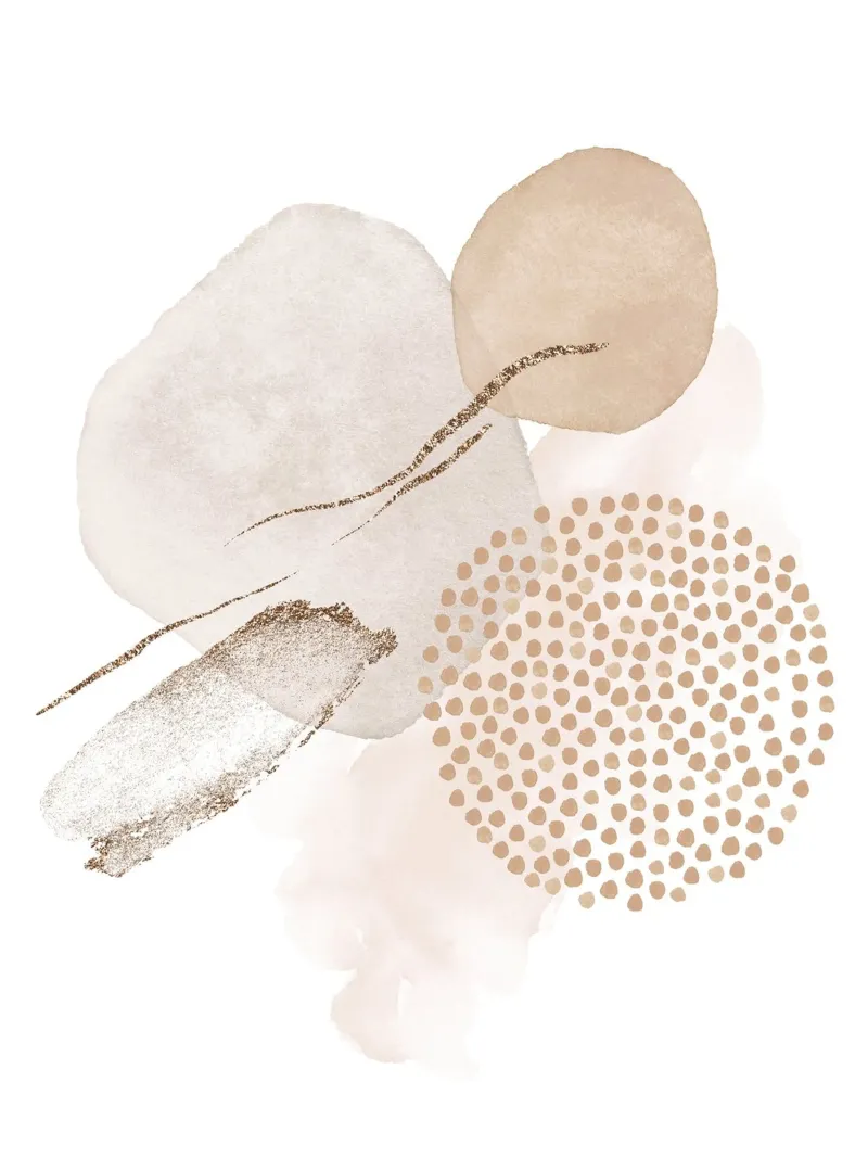 Elegant harmony - abstract shapes hahnemühle by Whole©