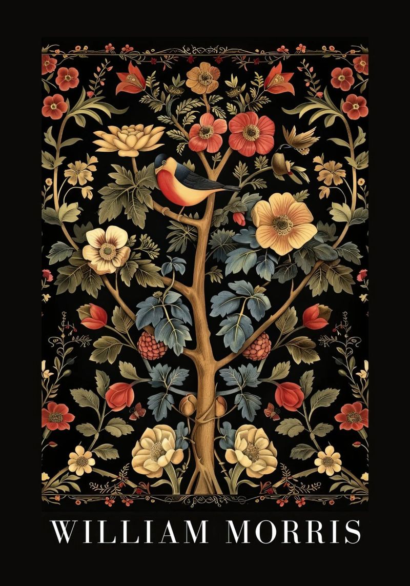 William Morris poster de Nikis Art Studio