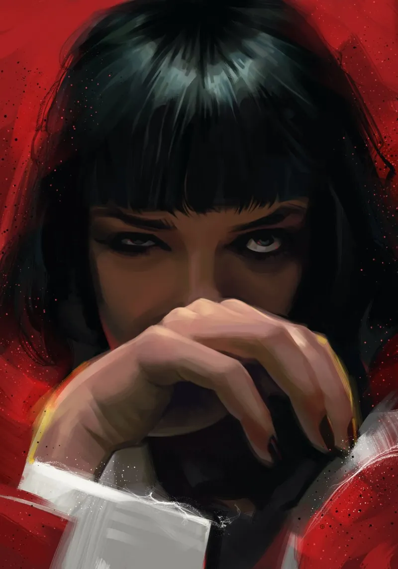 Mia Wallace Hand canvas by nabakumov