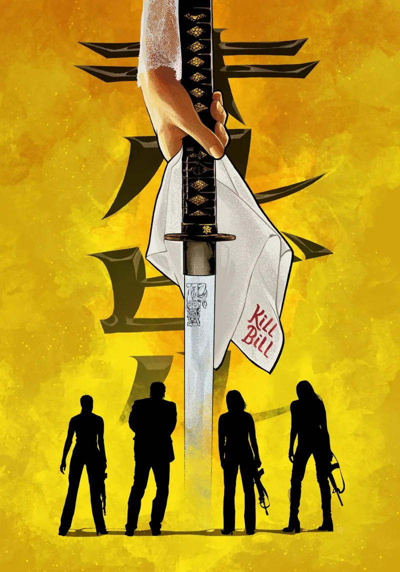 Kill Bill Silhouettes hahnemühle by nabakumov