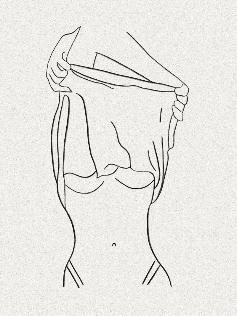 Donna mezza nuda carta hahnemühle da ArtDesign by KBK