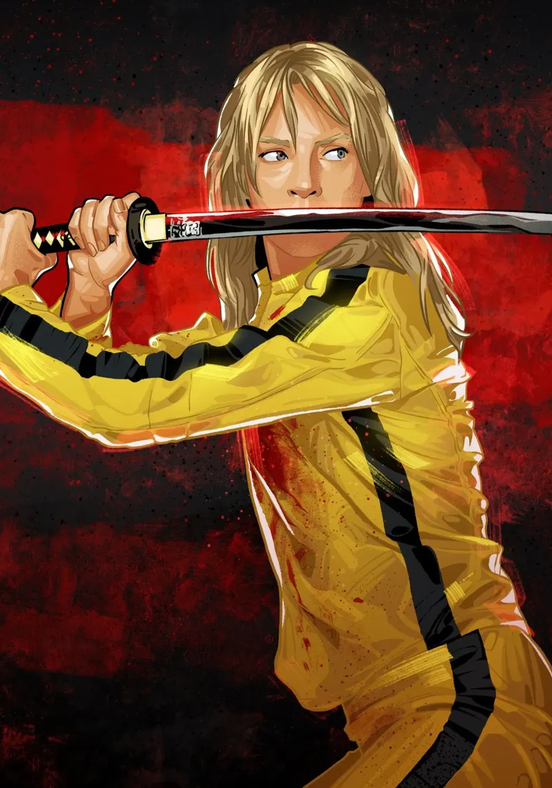 Kill Bill Katana pellicola backlit da nabakumov