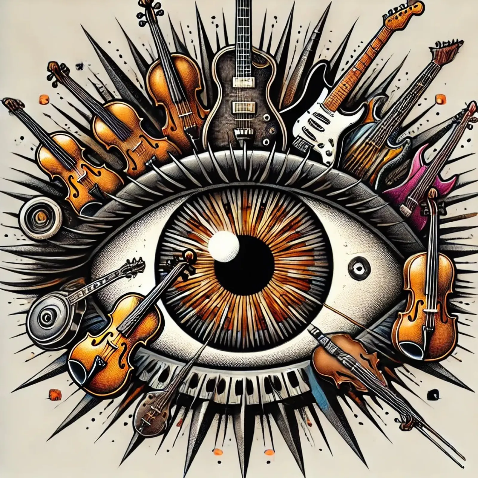 L'oeil musical backlit film by SwenIA design