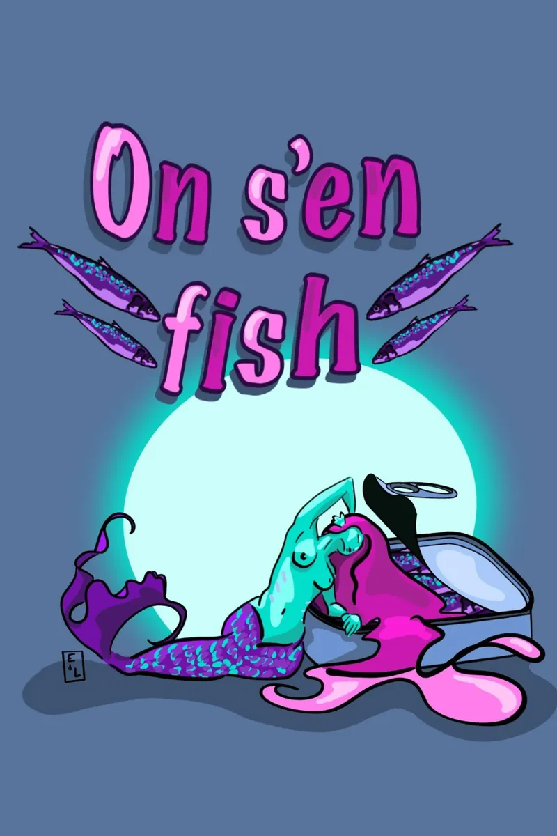 Man "fischt" sich Poster von Écailles de loup