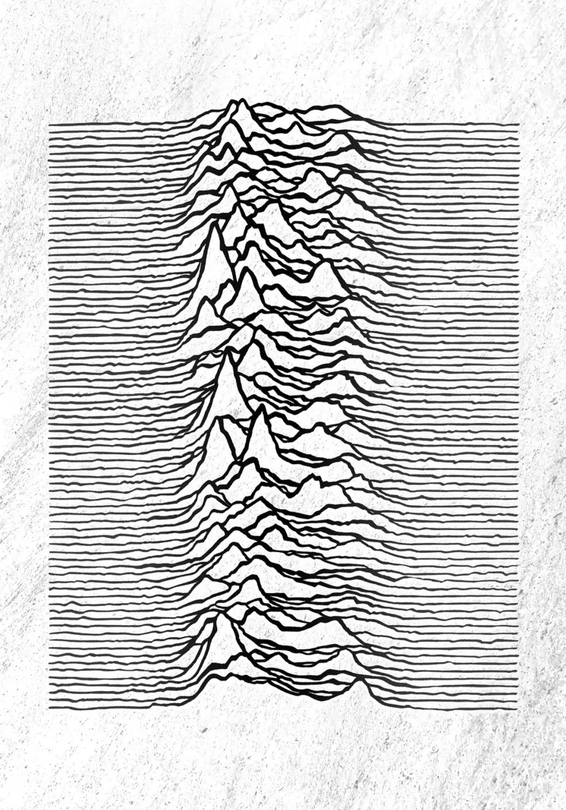 Unknown Pleasures pellicola backlit da nabakumov