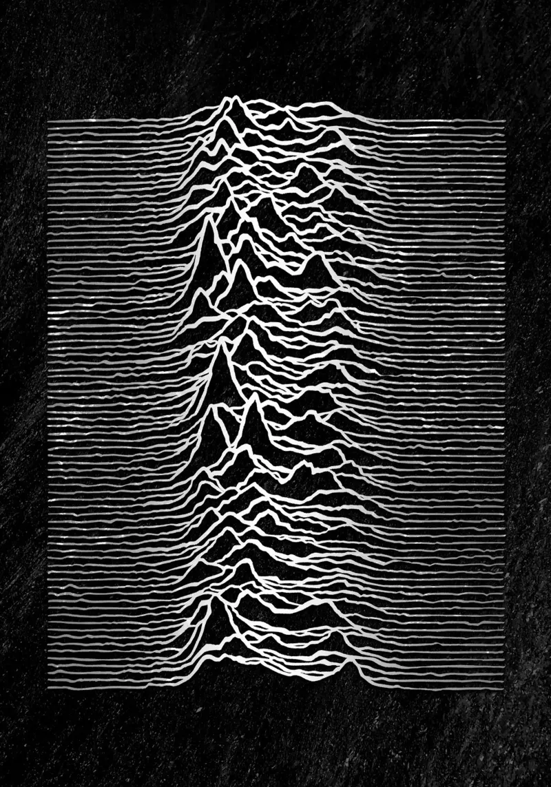 Unknown Pleasures pellicola backlit da nabakumov