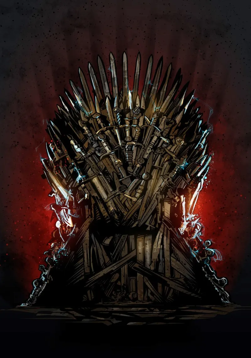 The Iron Throne pellicola backlit da nabakumov