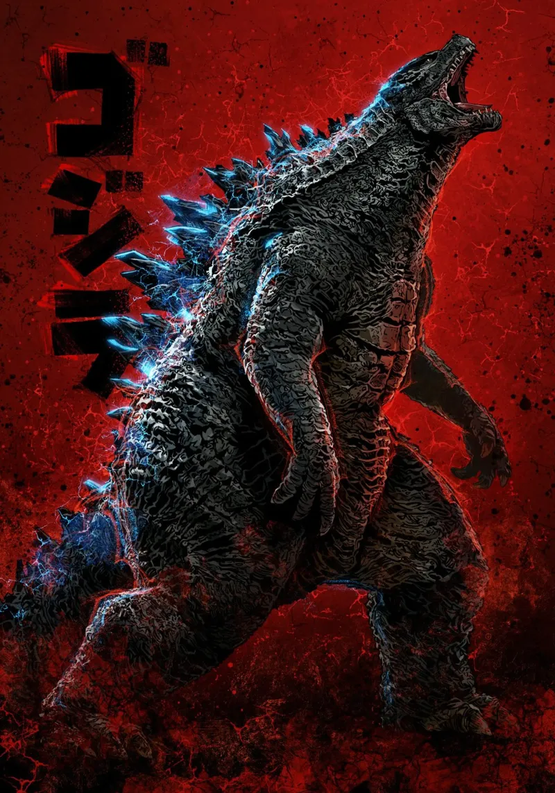 Godzilla pellicola backlit da nabakumov