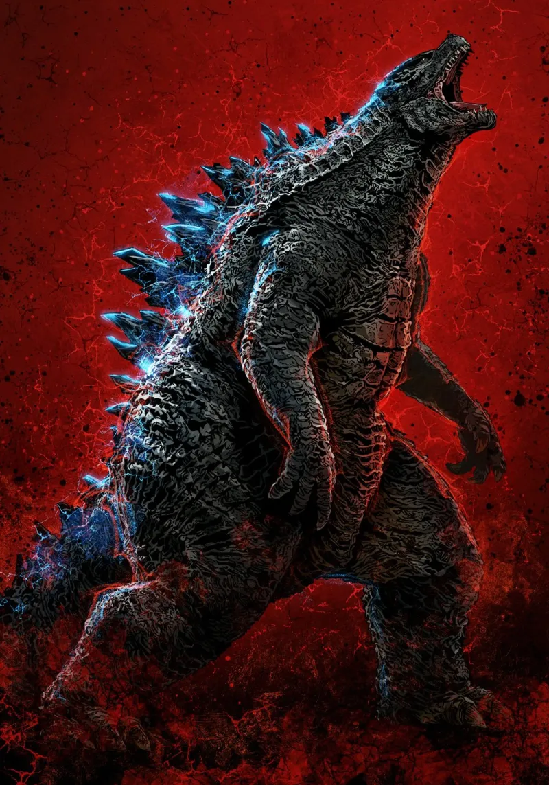 Godzilla pellicola backlit da nabakumov