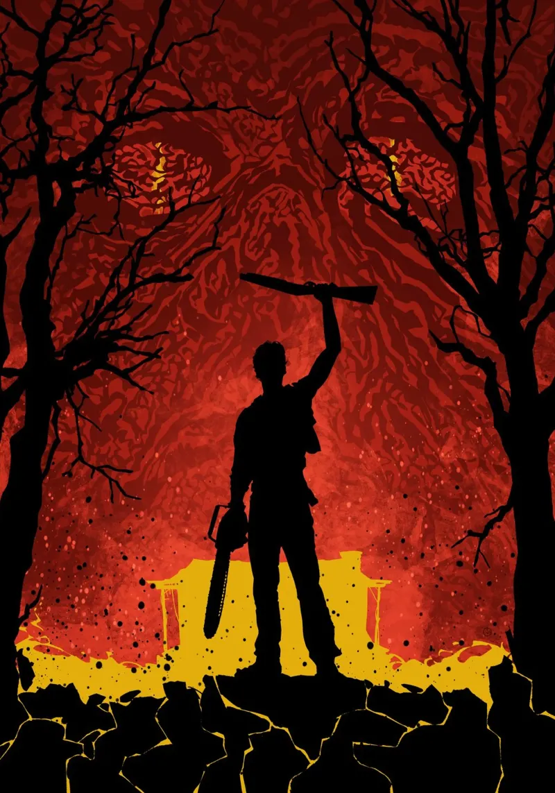 Ash Vs Evil Dead pellicola backlit da nabakumov