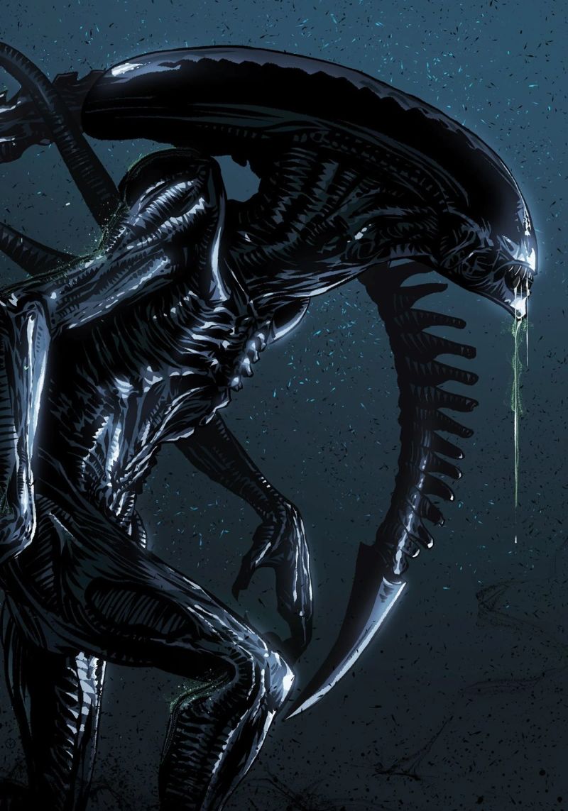 Alien Xenomorph pellicola backlit da nabakumov