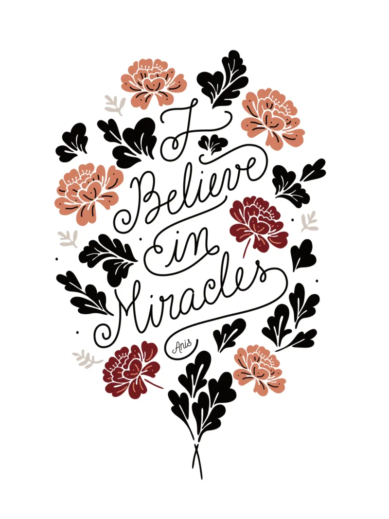 I Believe in Miracles pellicola backlit da anisillustration