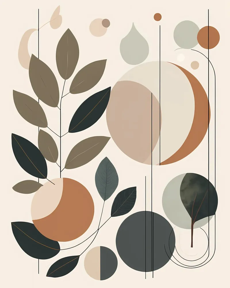 Abstract Nature Harmony hahnemühle by Artistic-shop