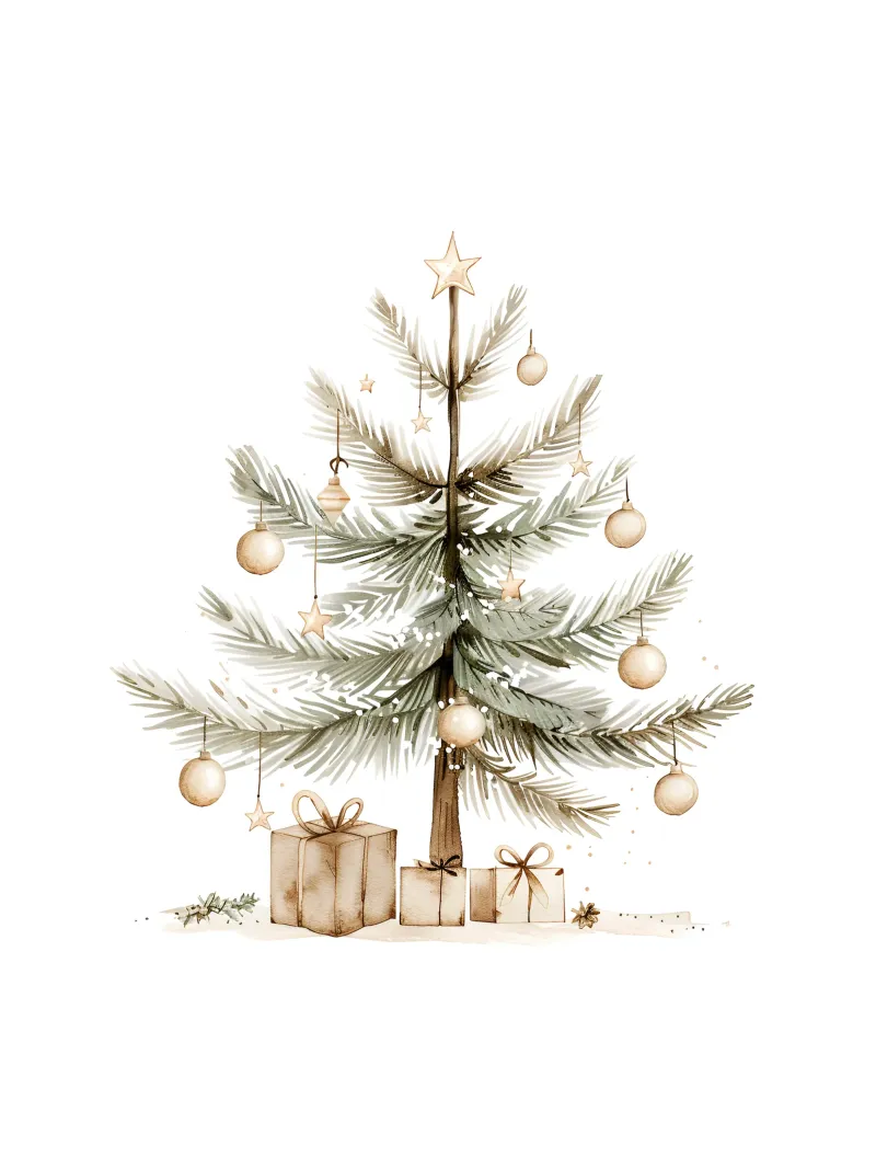 Weihnachtsbaum alluminio dibond da artographieHome