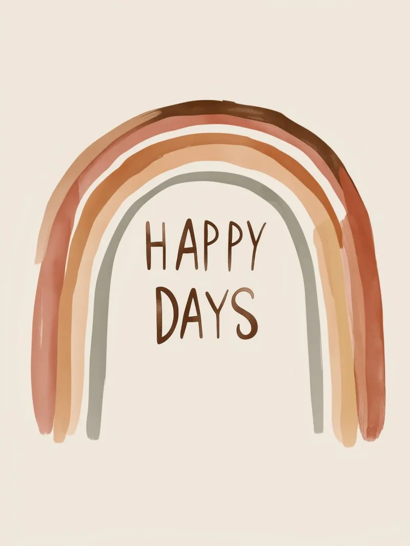 Happy Days carta hahnemühle da treechild