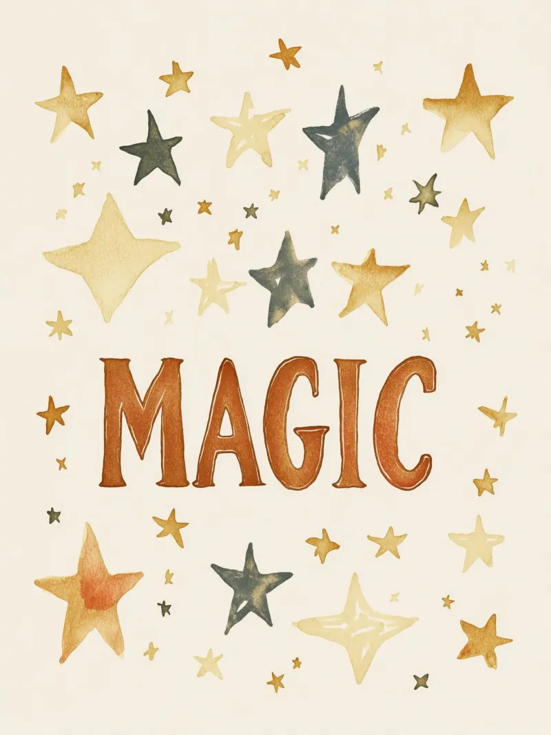 Magic (No 2) carta hahnemühle da treechild