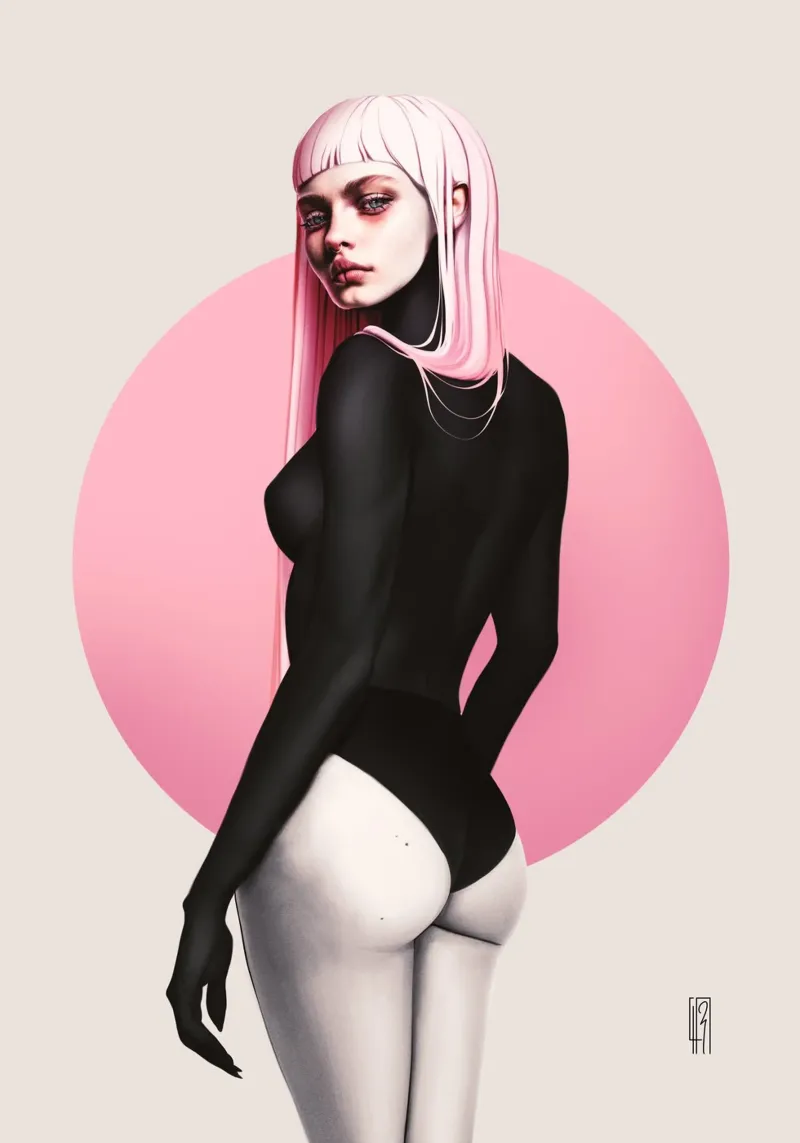 Peaches carta hahnemühle da laurahrubin