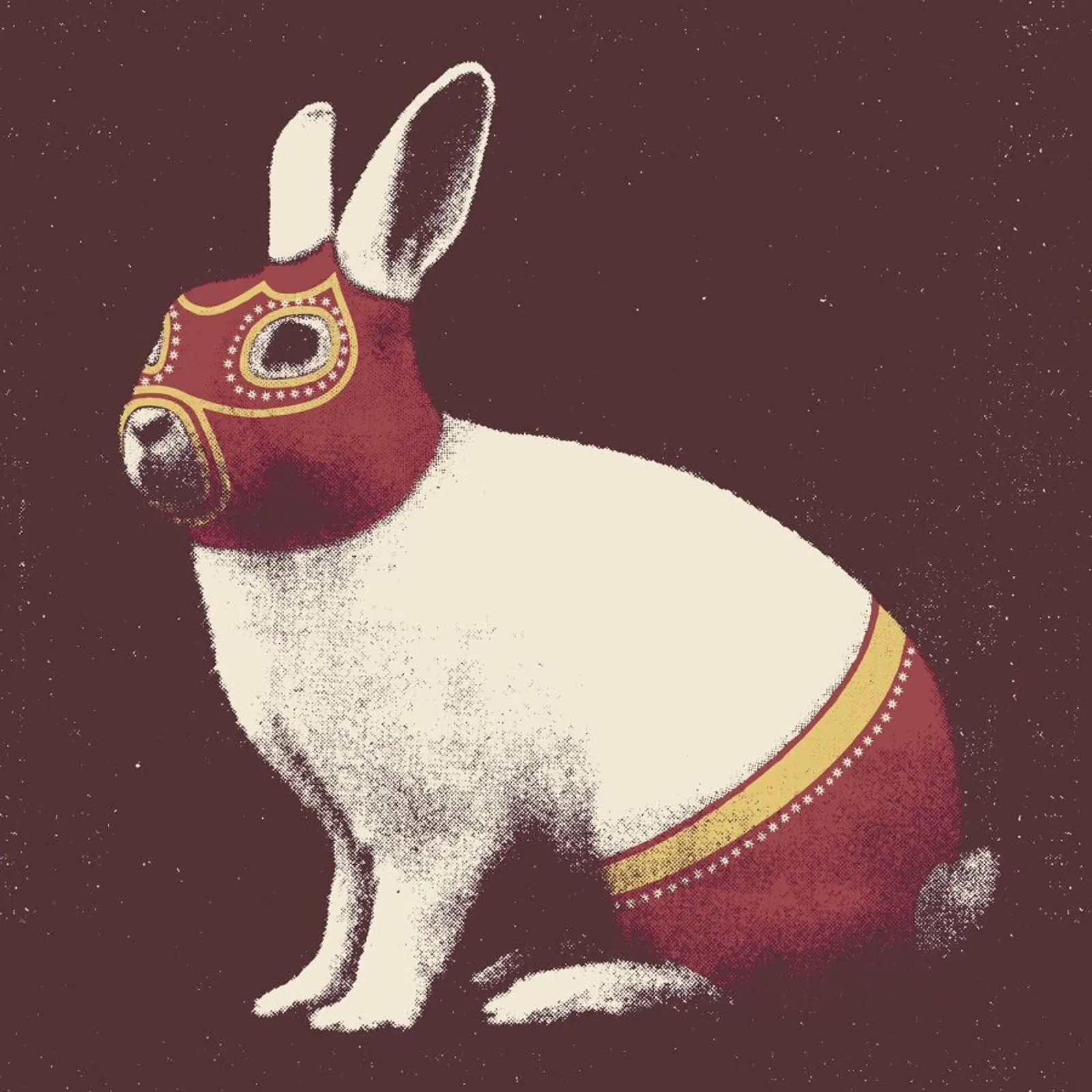 Lapin Catcheur (Rabbit Wrestler) pellicola backlit da Florent Bodart
