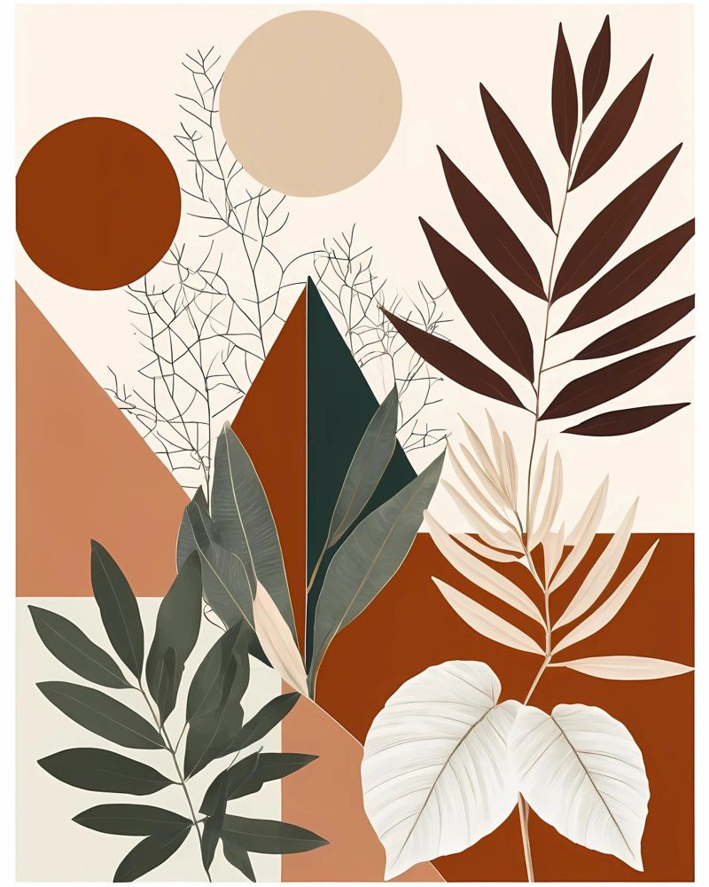 Terracotta Tranquility poster by Artistic-shop
