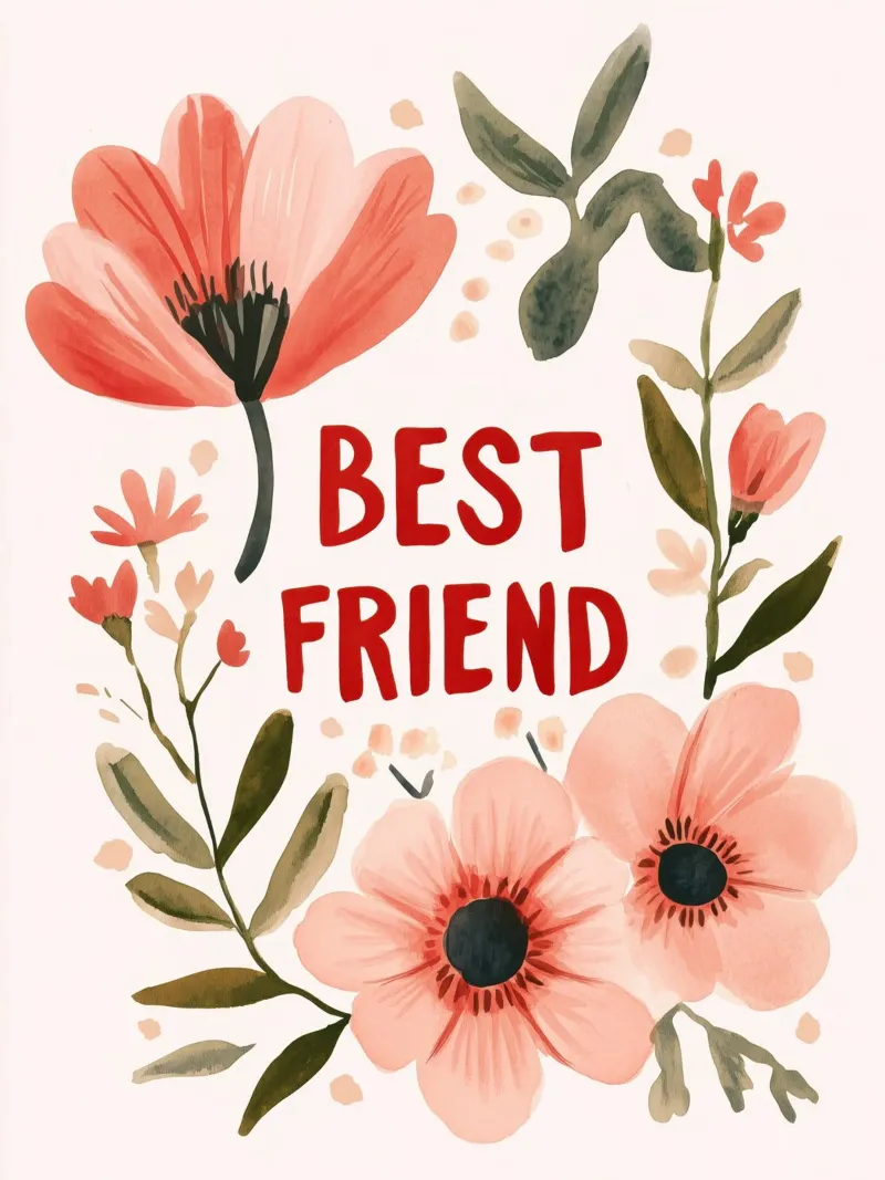 Best Friend carta hahnemühle da treechild