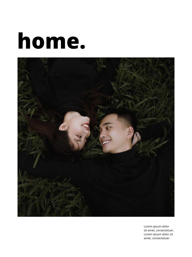 Welcome home Poster von pv design