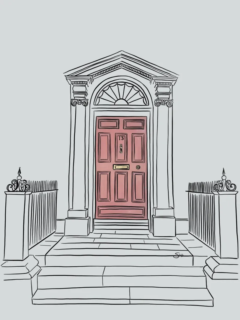Door 13 to Dublin carta hahnemühle da STFI.studio