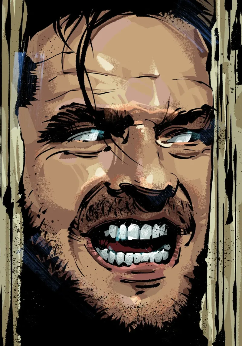 Jack Torrance pellicola backlit da nabakumov