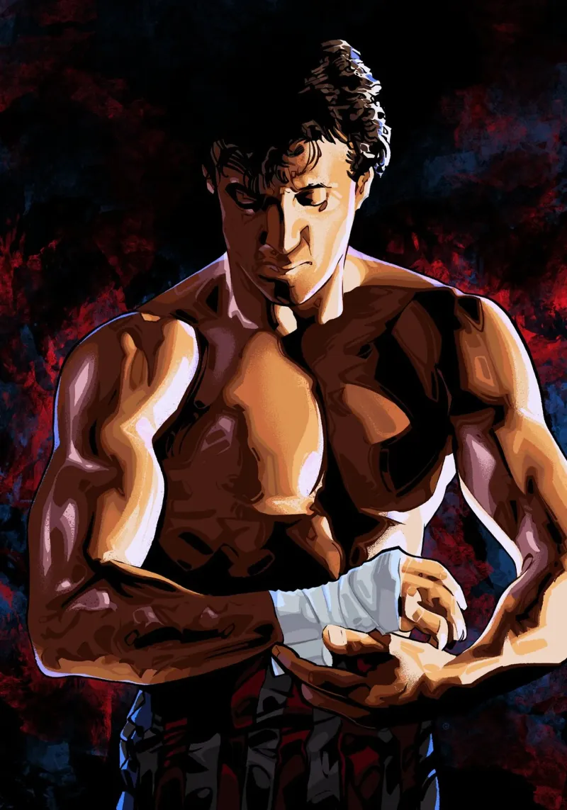 Rocky Balboa pellicola backlit da nabakumov