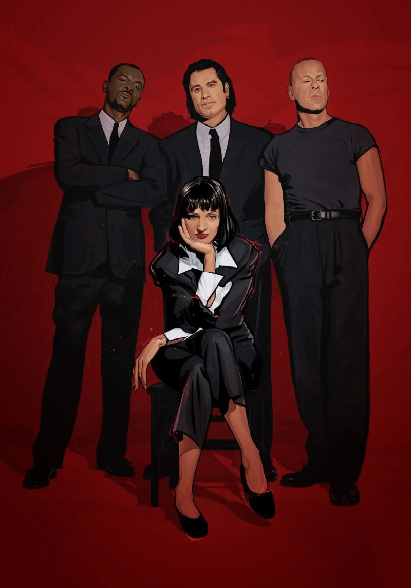 Pulp Fiction Group pellicola backlit da nabakumov