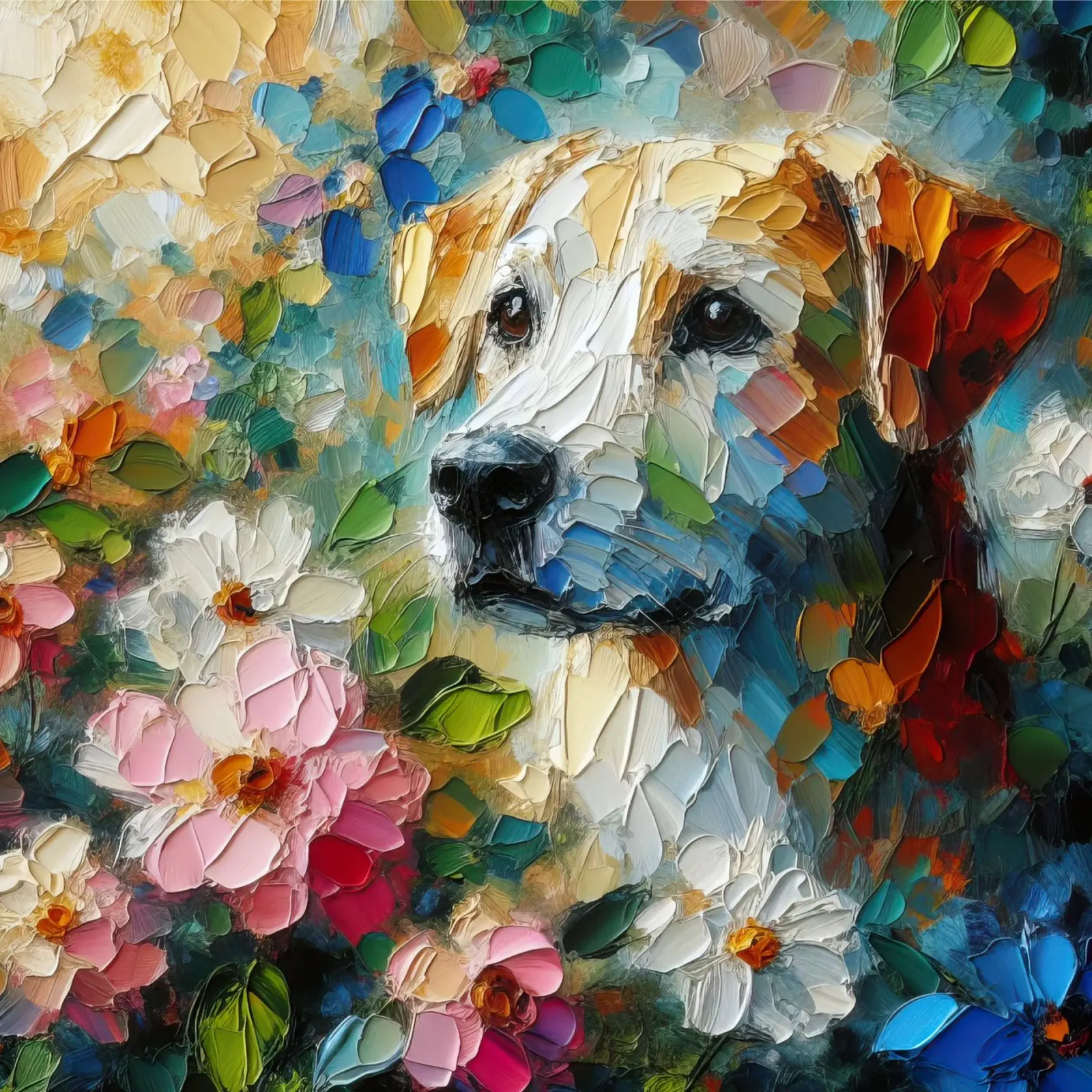 pittura di cani carta hahnemühle da 🎁 ARTVI-SHOP
