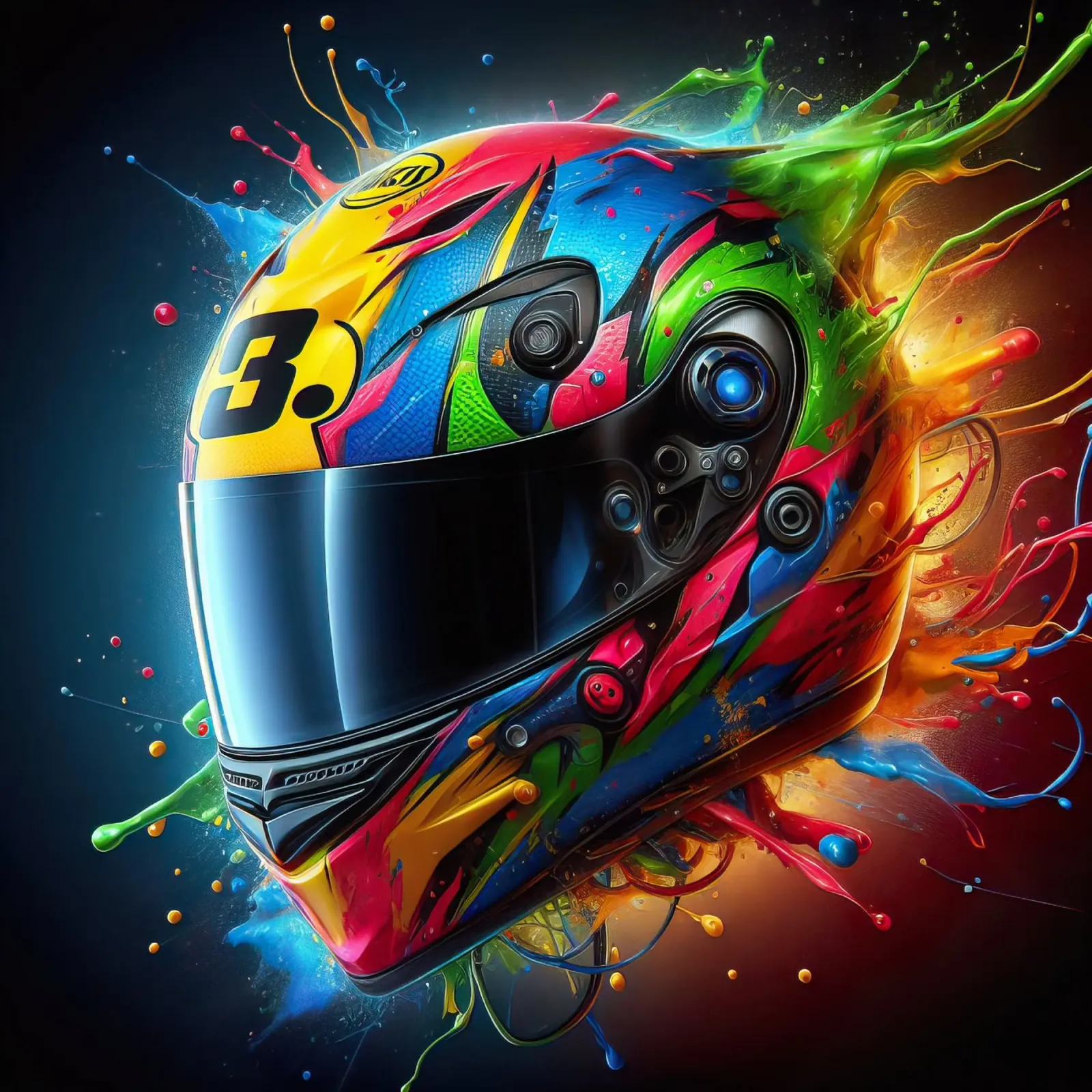 Helm Poster von 🎁 ARTVI-SHOP