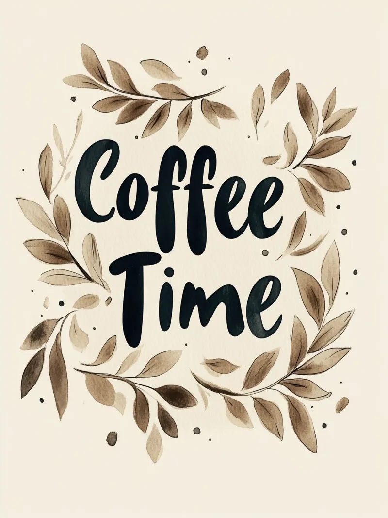 Coffee Time poster da treechild