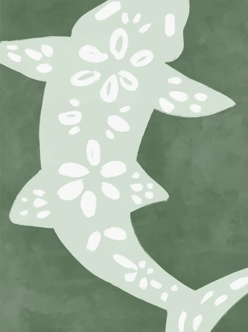 Whale poster da Artsy Bessy