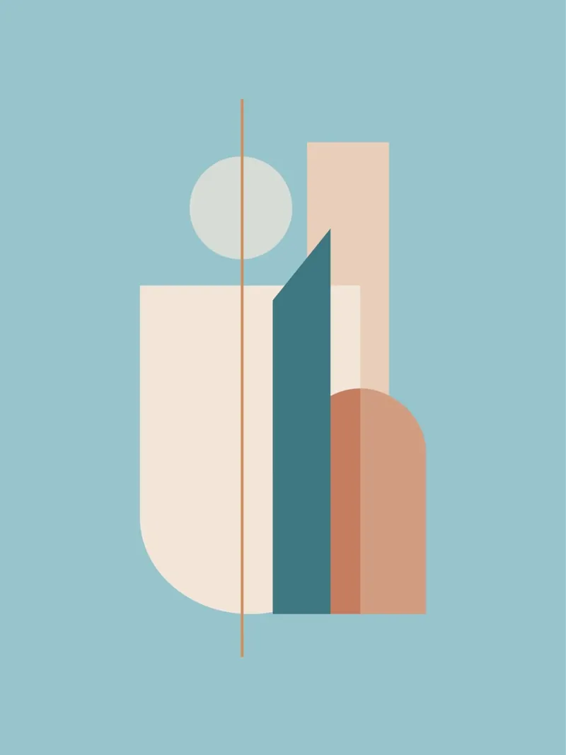 Forme geometriche minime 20 carta hahnemühle da Gaite