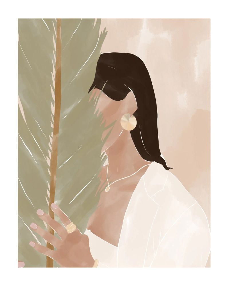 Plant Girl poster by Ivy Green Illustrations