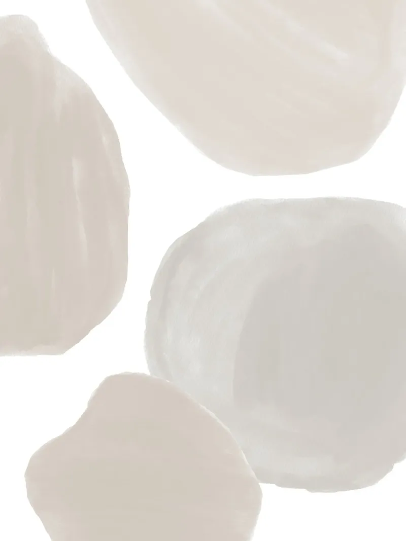 Abstract soft shapes - Modern wall art poster by Whole©