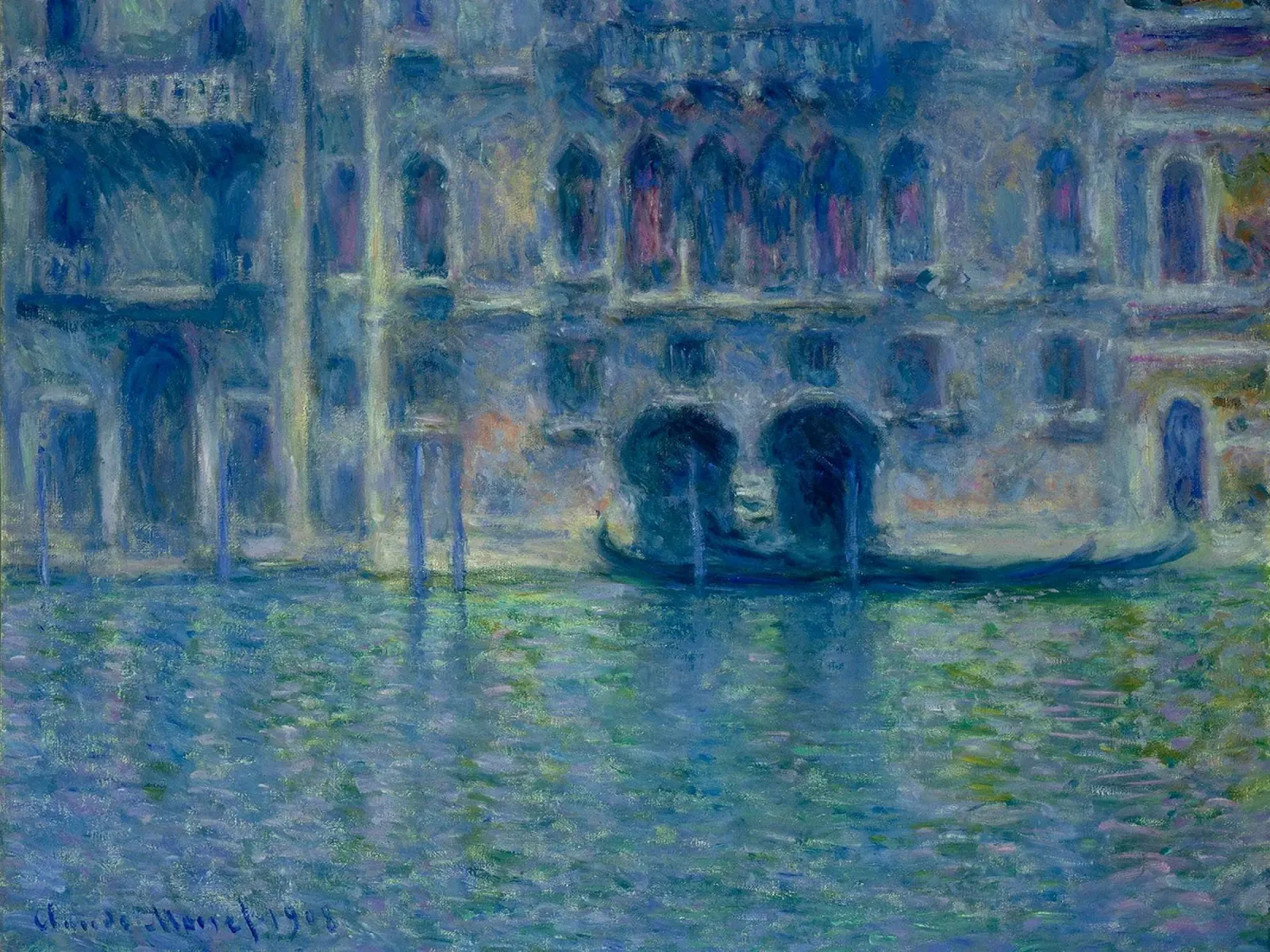 Claude Monet - Palazzo da Mula in Venice carta hahnemühle da William Store