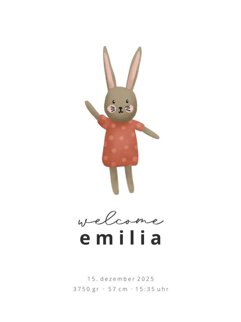 Kleiner Hase carta hahnemühle da we line studio - design