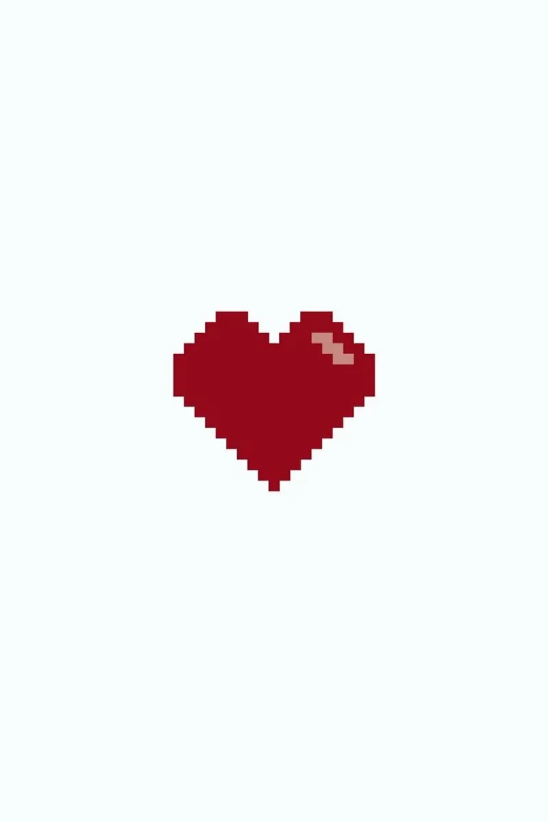 Pixel Heart pellicola backlit da Studio One