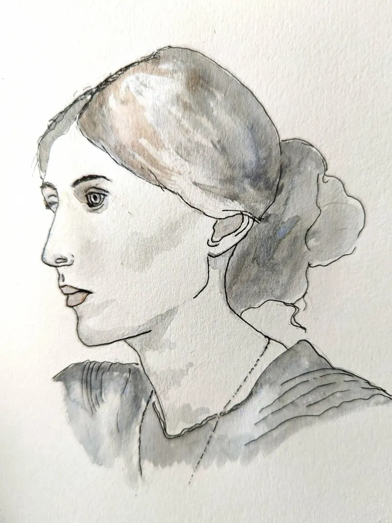 VIRGINIA WOOLF alluminio dibond da Tine