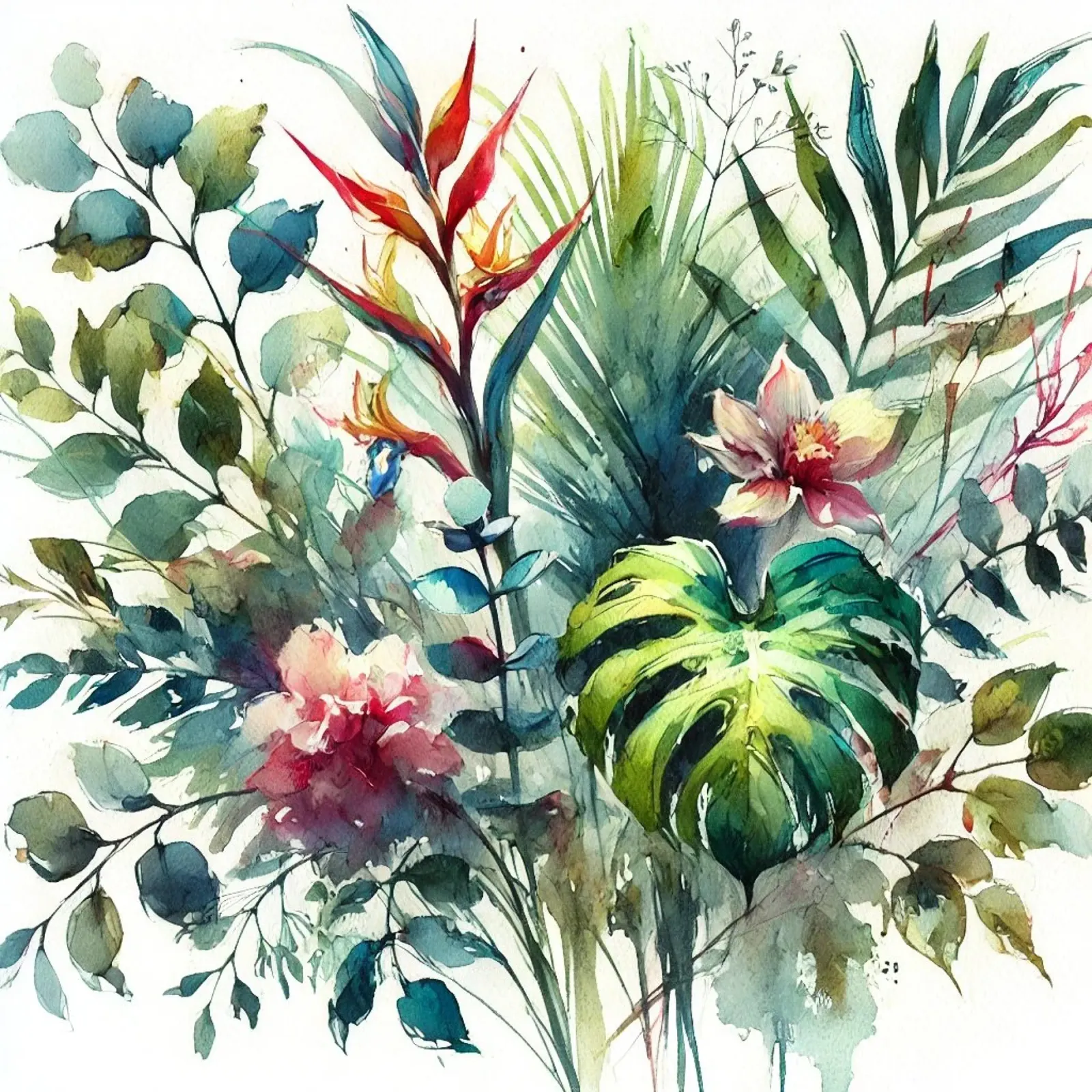 Botanical II poster with plastic frame by Travel with Chris