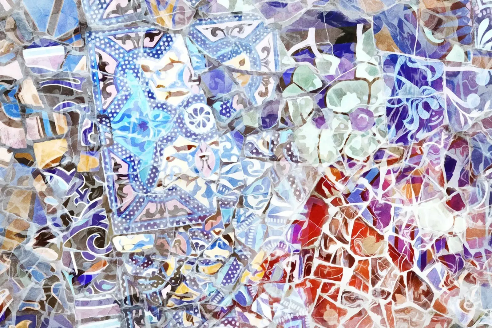 Mosaico di Barcellona 04 pellicola backlit da amini54