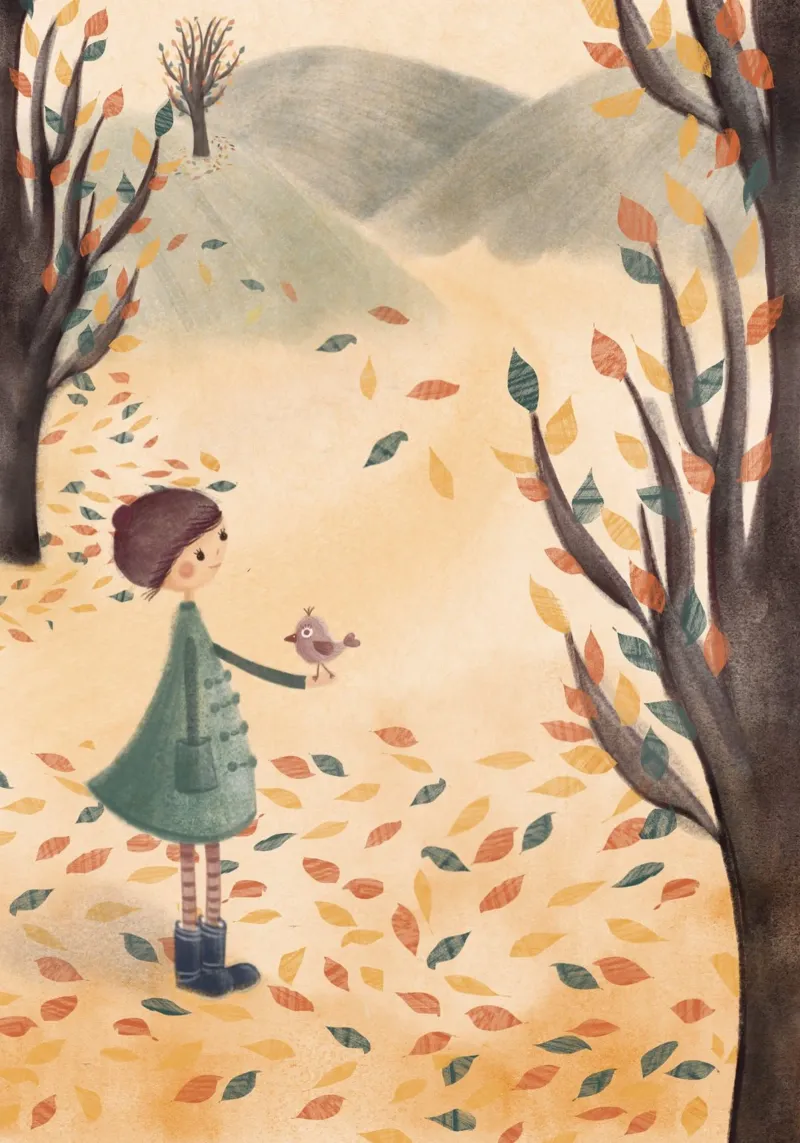 AUTUMN carta hahnemühle da Inge Hauser Illustration
