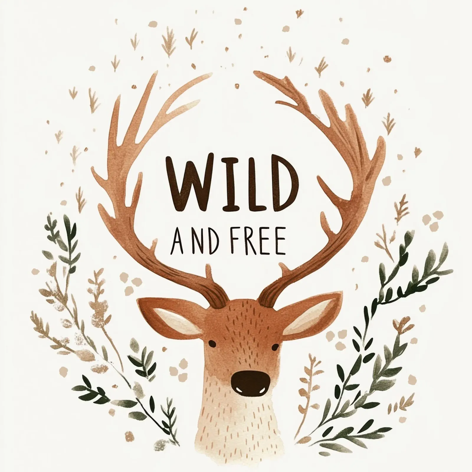 Wild And Free (Version 3) carta hahnemühle da treechild