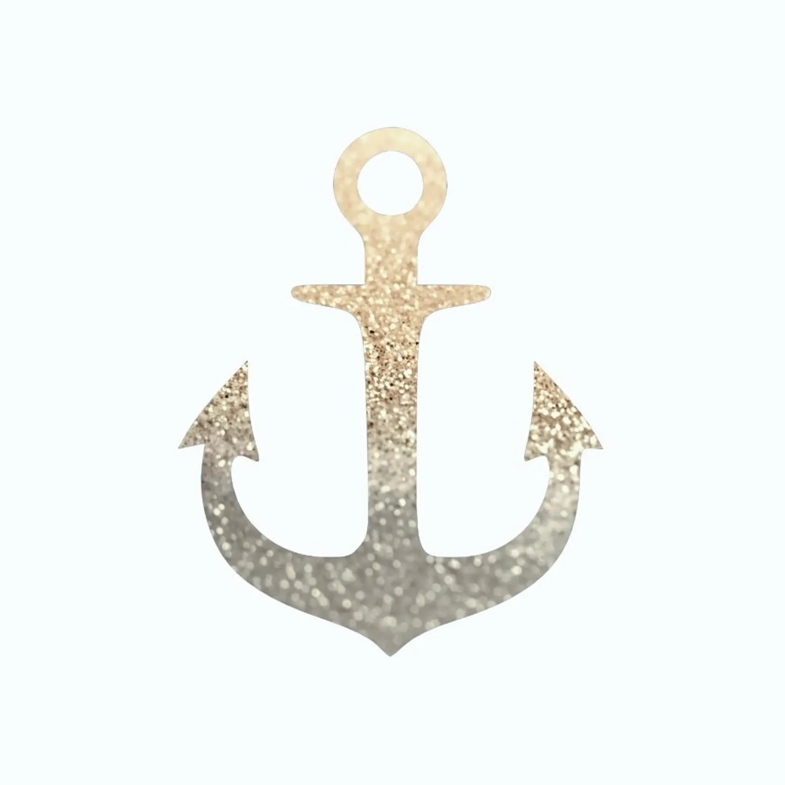 Gold Anchor poster con telaio in legno da Monika Strigel