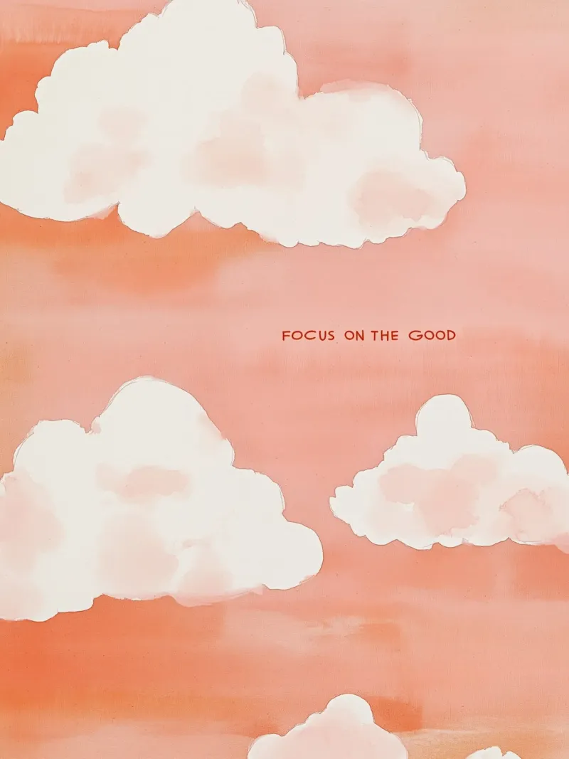 Focus On The Good (Version 2) alluminio dibond da treechild