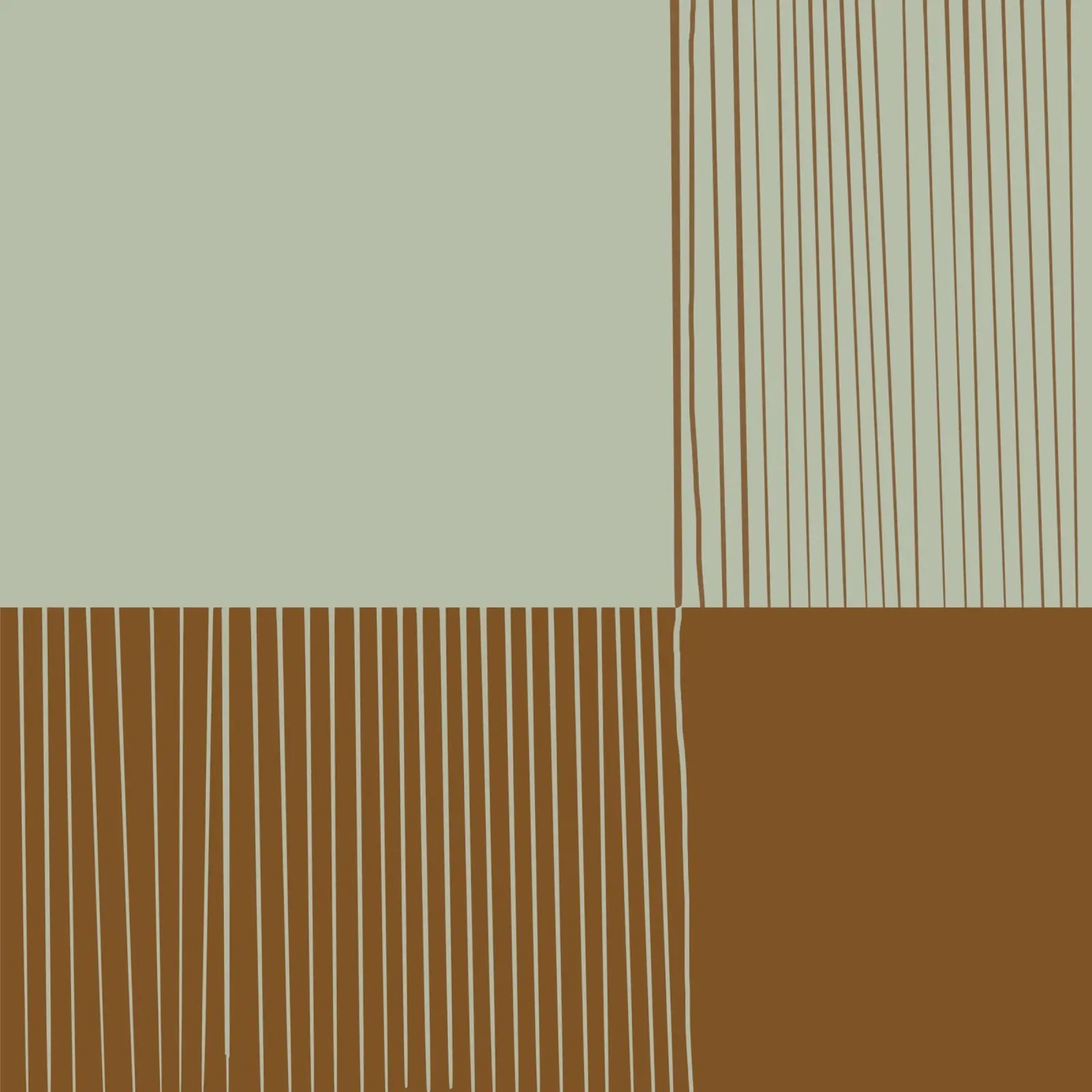 Linee - Colori marroni e terrosi poster con telaio in alluminio da nileshkikuuchise