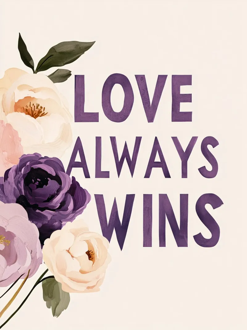 Love Always Wins hahnemühle by treechild