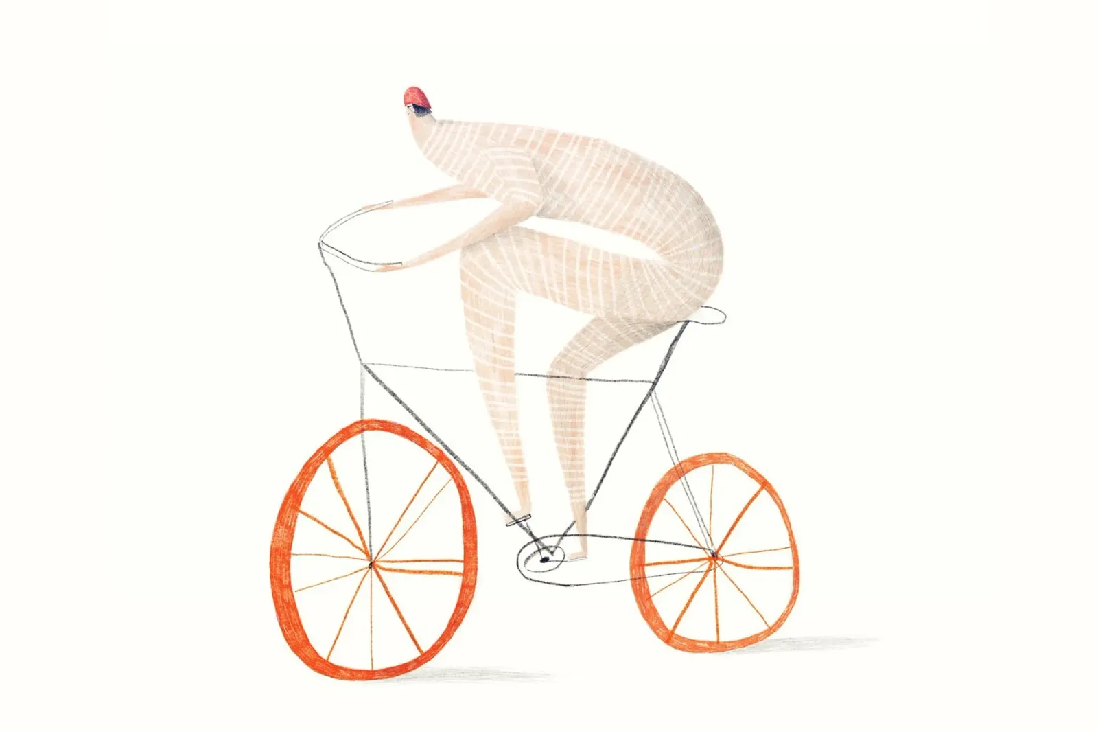 Trude is Krude - Radsport carta hahnemühle da The Artcircle