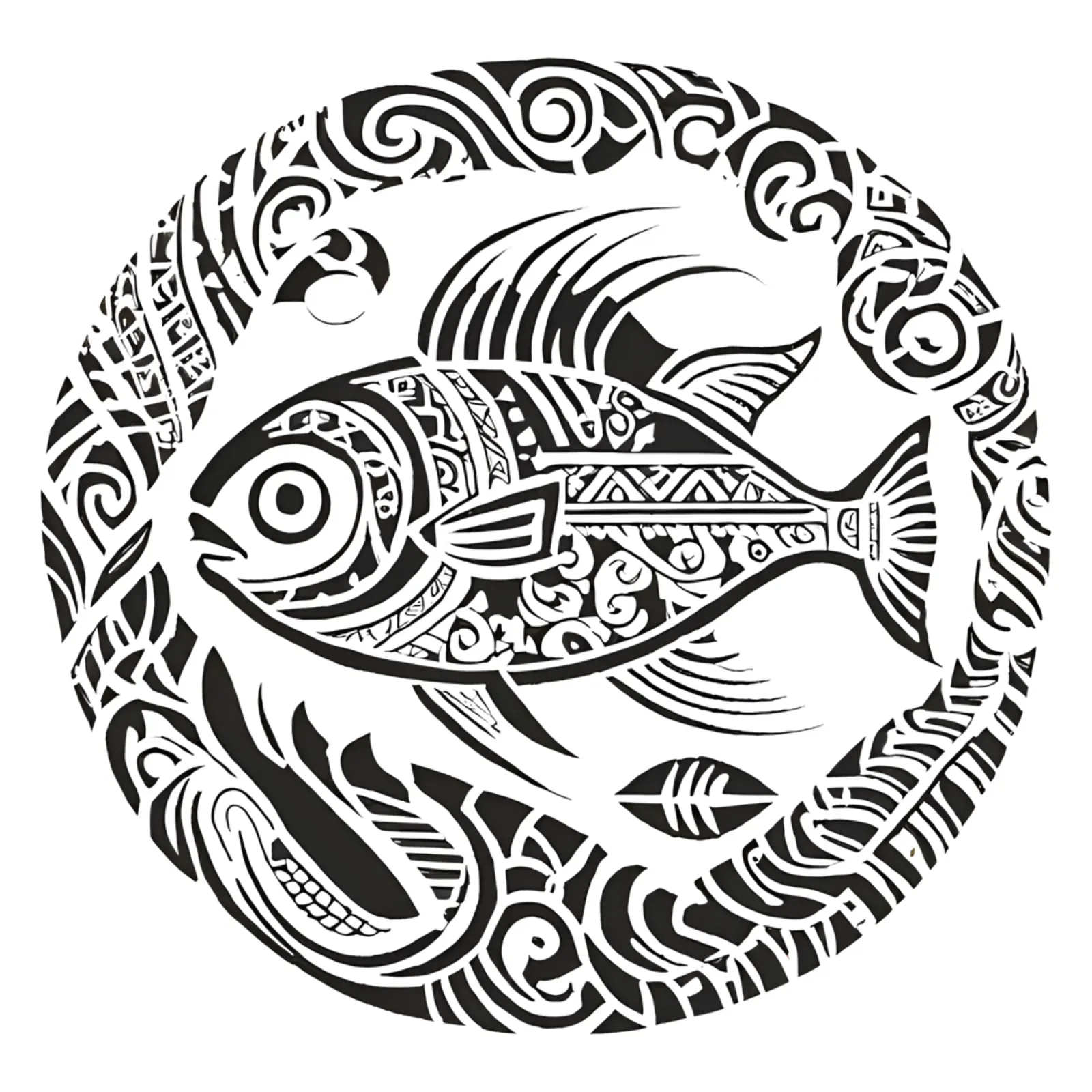Pesce 4 poster con telaio in alluminio da Rezh creations